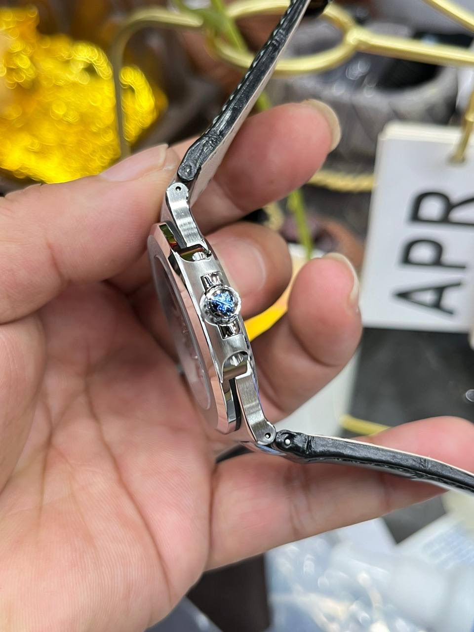 鹦鹉螺5711灰盘胶带胶带款/40mm*8.3mm/Cal.324一体机😍💯🤍