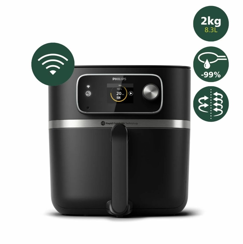 香港行貨 Philips 飛利浦 7000系列 雙速萬用氣炸烤焗爐 HD9880/90 2年保養