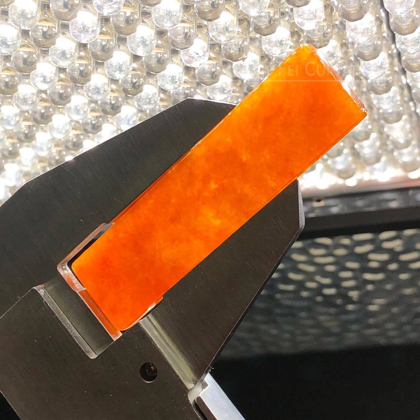 大馬坎紅翡鏡面牌