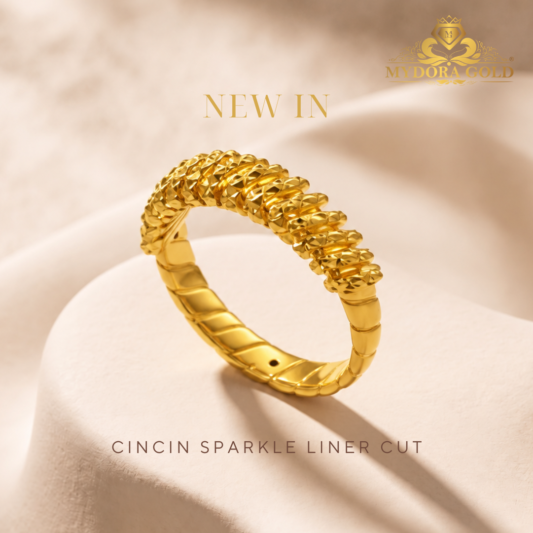 MYDORA Cincin Sparkle Liner Cut (5G) l EMAS 916/22K