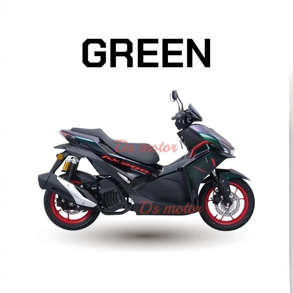 QJ MOTOR COVER SET AX200S ORIGINAL COLOR GREY /MOON BLUE /SAND BROWN / BLACK / WHITE / GREEN