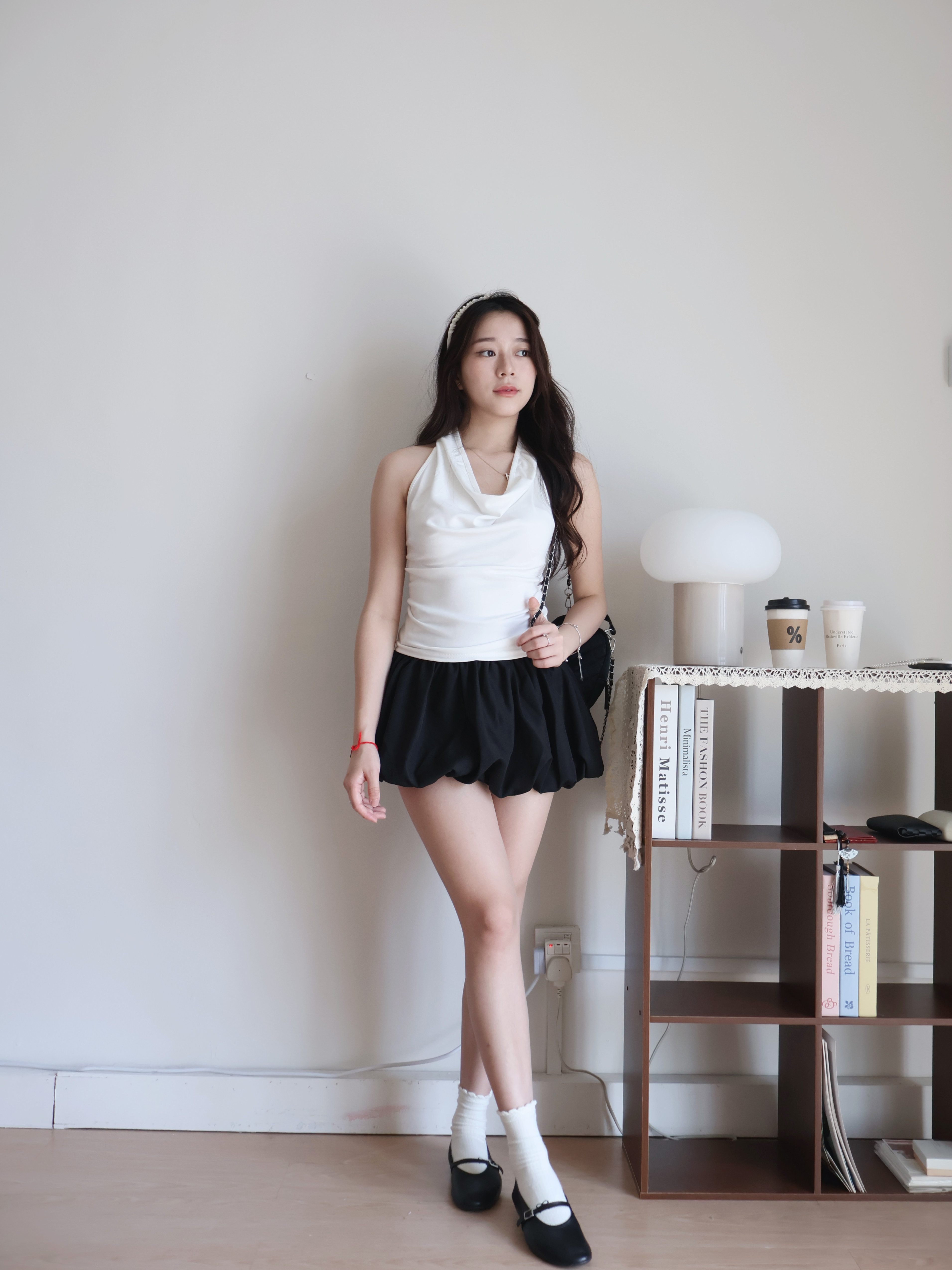 Millie Halter Top | White