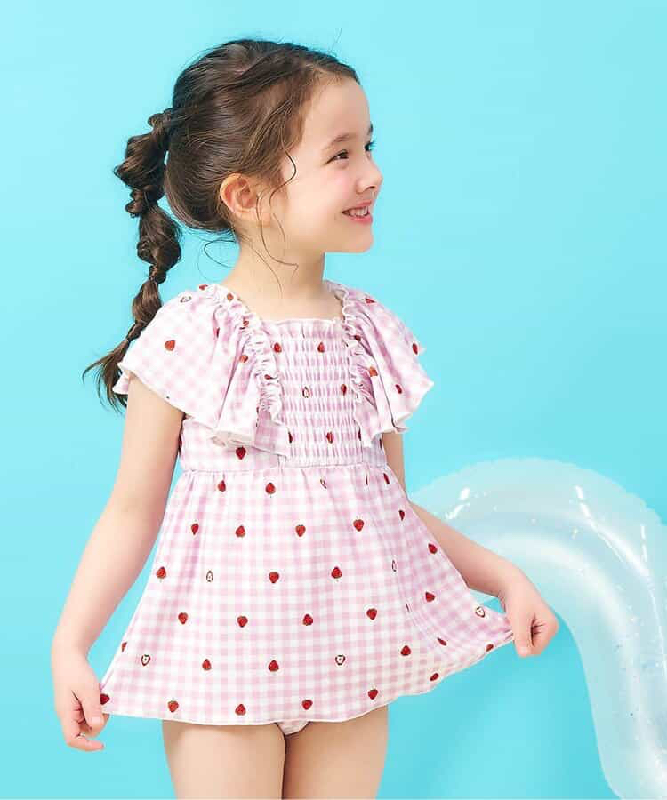 🇯🇵預訂 日本直送🇯🇵Apres les cours六色圖案印花褶皺荷葉邊連身泳衣