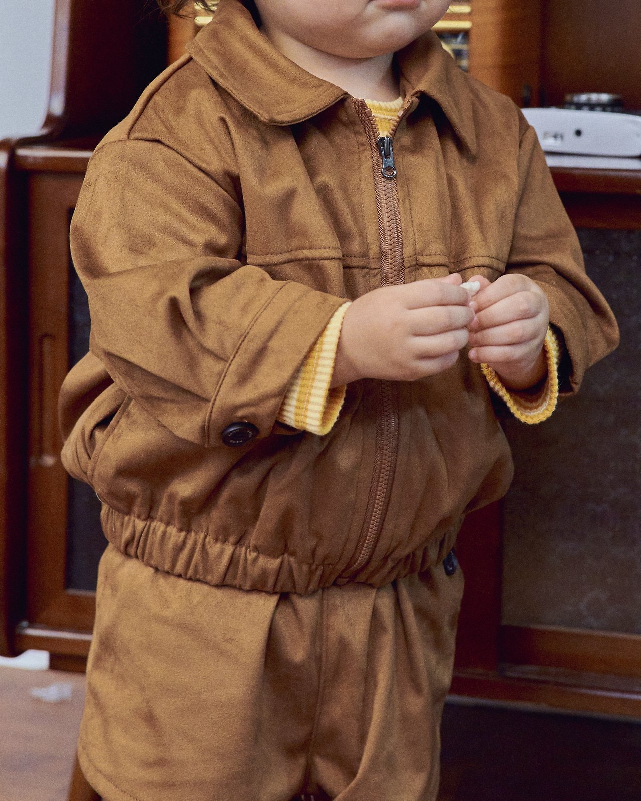 OOTT | Brown Suede Jacket
