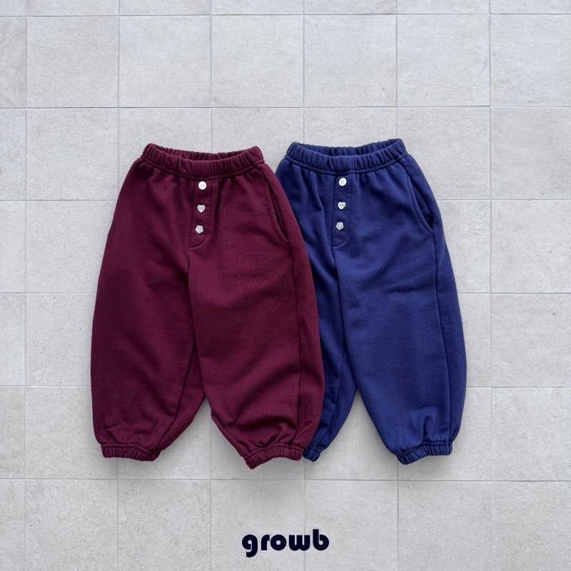 Growb | Button Joggers