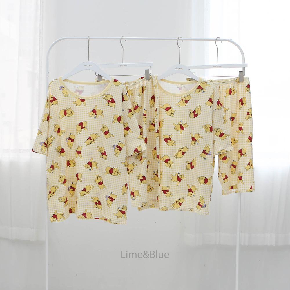 Summer Check Friends Loungewear Set