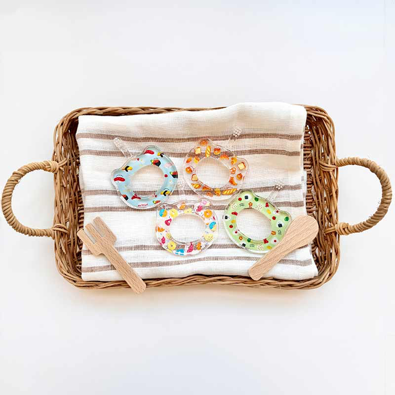 🇯🇵預訂 日本直送🇯🇵HAMICO甜甜圈圖案嬰兒環形牙刷5m+