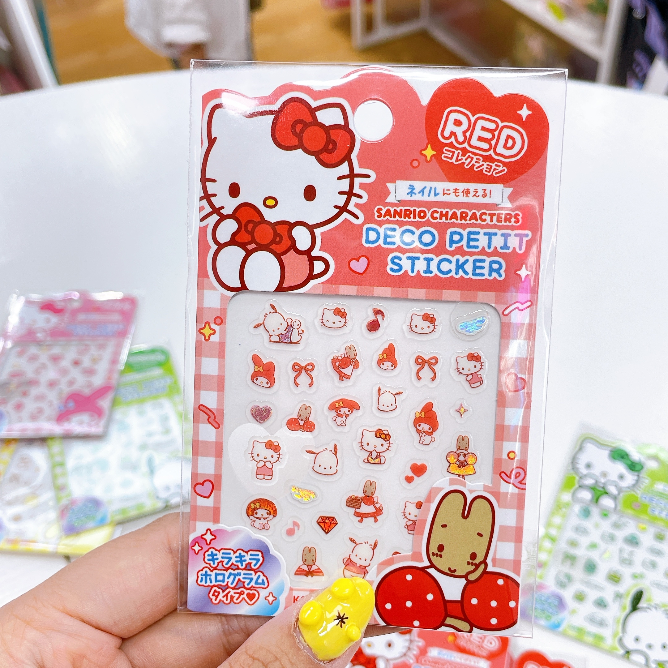 日本直送新款 Hello Kitty Sanrio 指甲貼紙