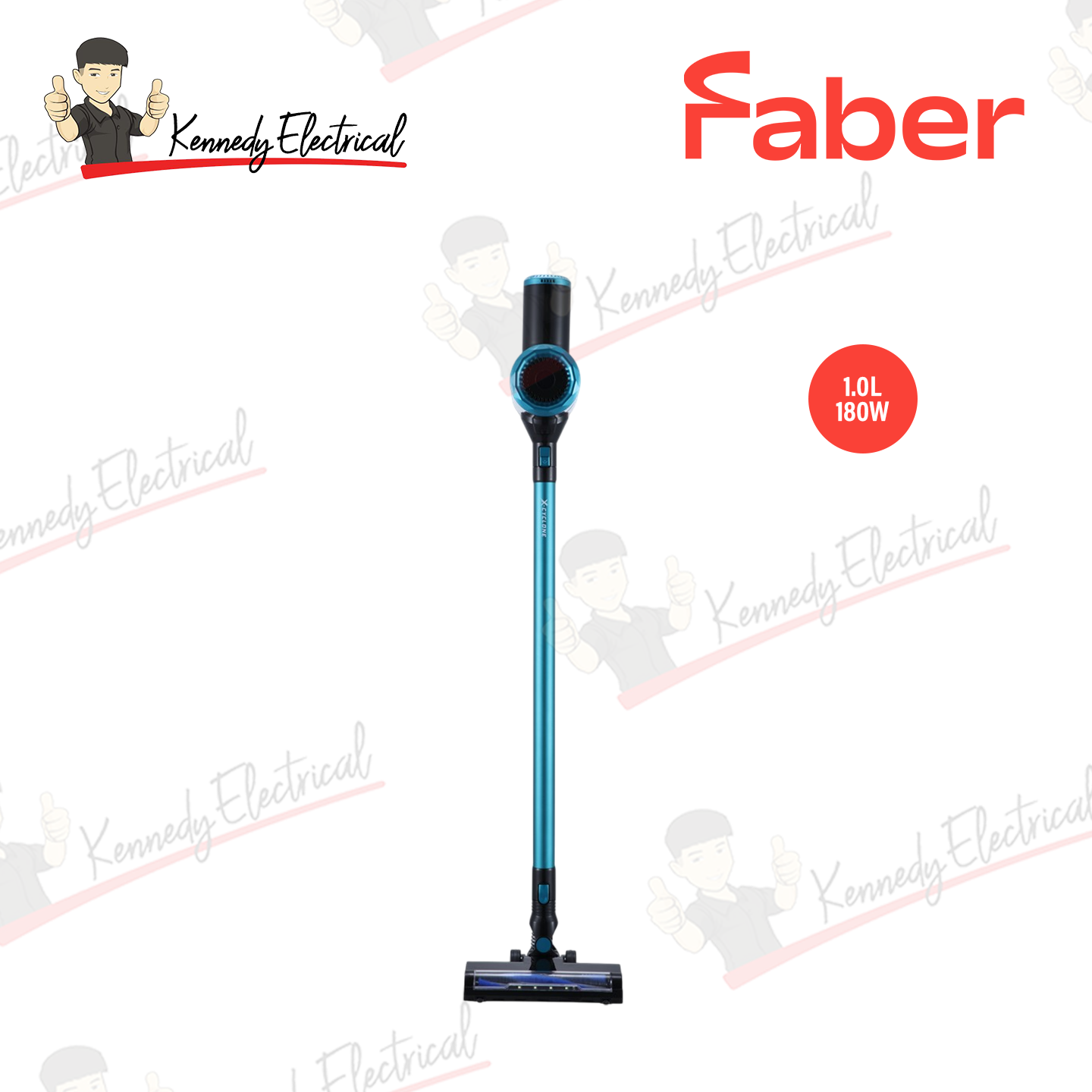 Faber 1.0L Motorize Brush With Led Light Cordless Vacuum FVC X CYCLONE 151