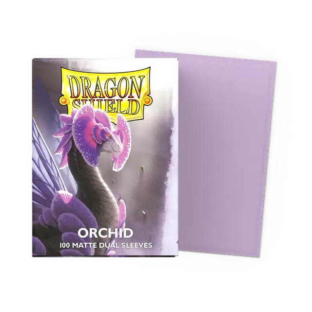 Dragon Shield 100 - Standard Deck Protector Sleeves - Dual Matte - Orchid(Emme) - AT-15041