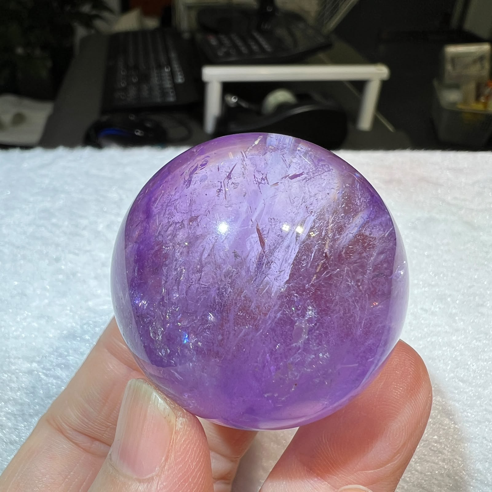 紫水晶球 4cm+/- (不連座)#CA0061