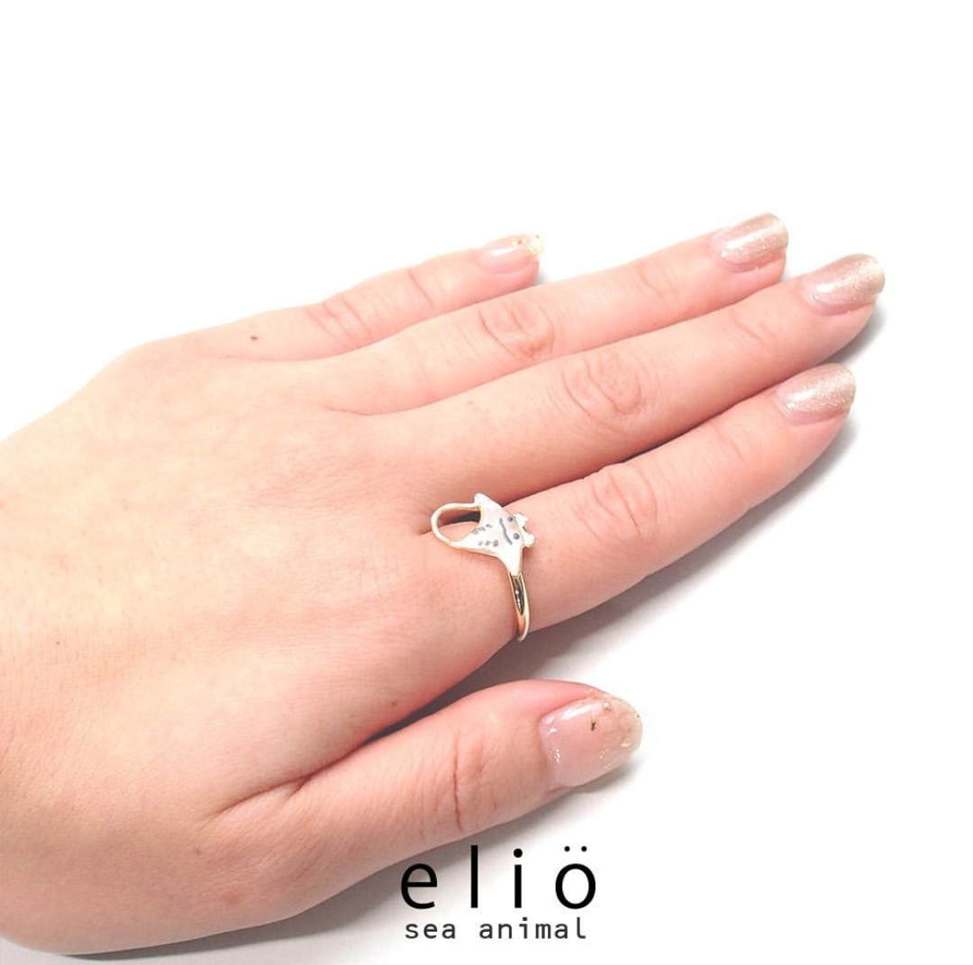 Elio魔鬼魚戒指