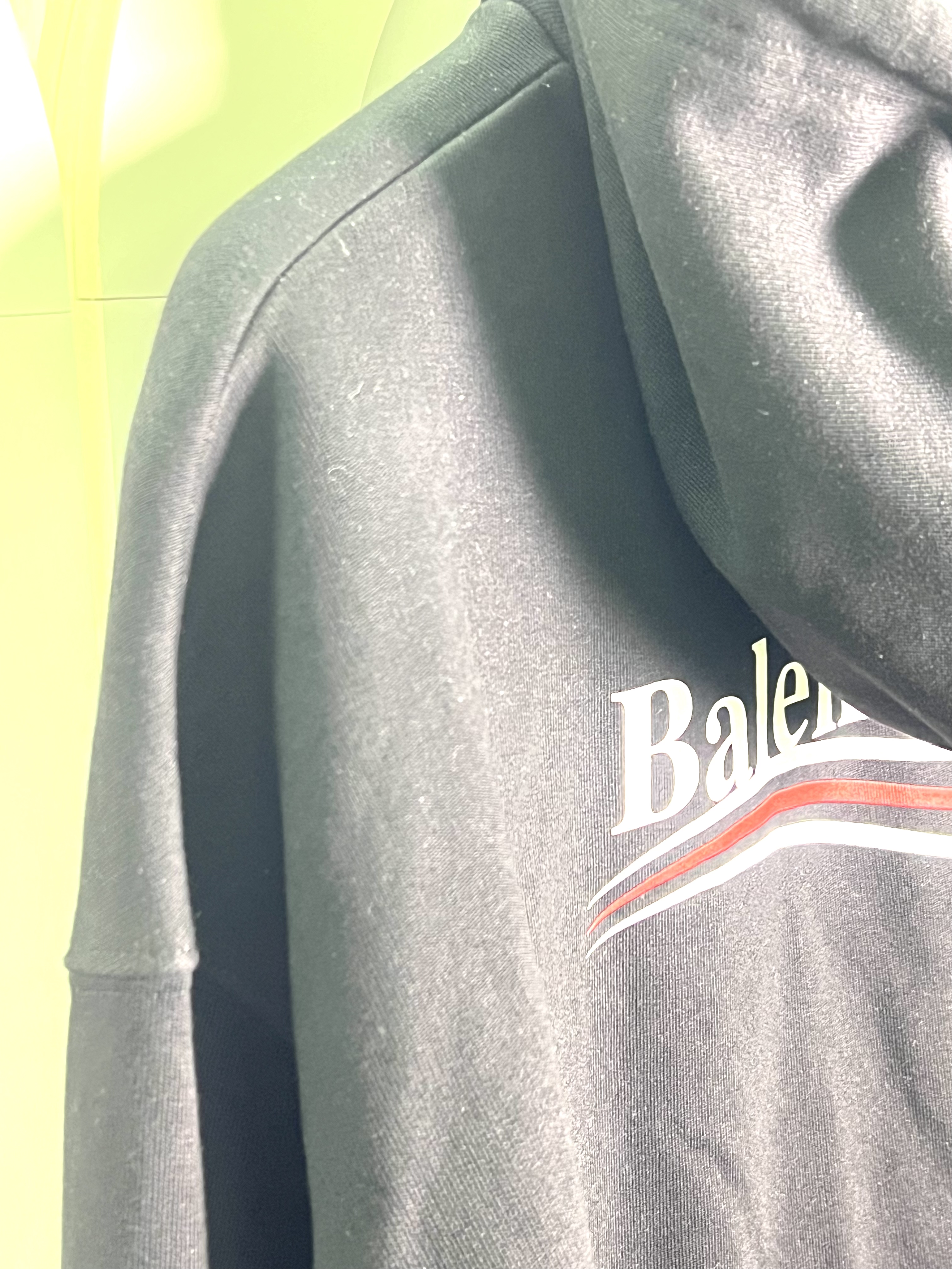 Pre-Owned BALENCIAGA Embroidered printed cotton-jersey hoodie / Product Code: 26040706