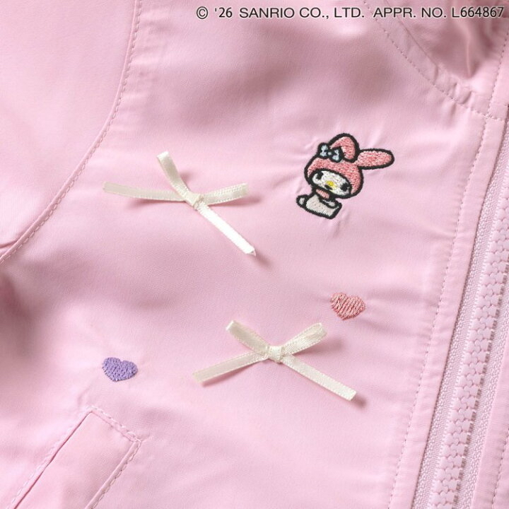 🇯🇵預訂 日本直送🇯🇵Apres les cours x Sanrio系列兩色絲帶愛心人物刺繡防風拉鍊外套