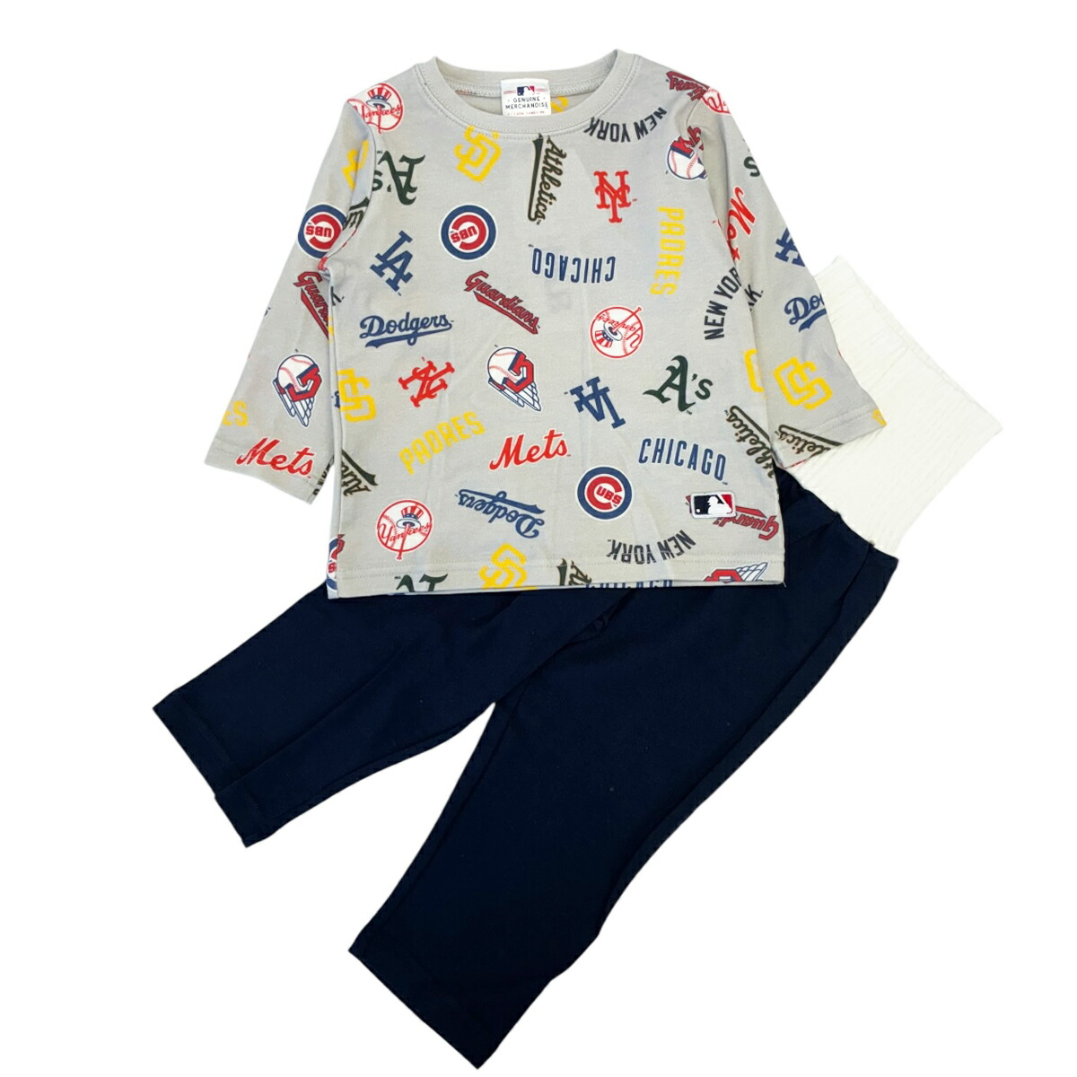 🆕【⭐訂購⭐】🇯🇵日本直送 #MLB 長袖家居服套裝［2款選］🌀 [PLAA-0285] [260216]