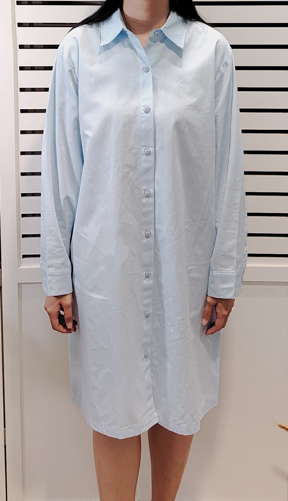 H9152 Collar Shirt Dress 