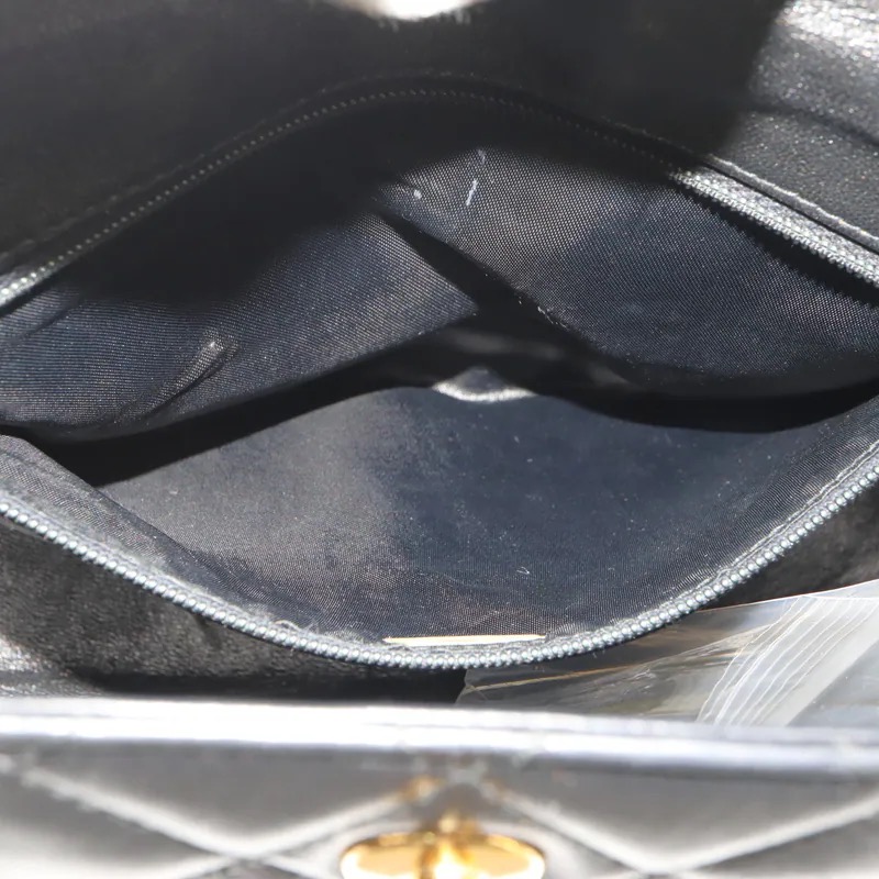 Chanel Coco Mark Matelasse Lambskin Turn Lock Crossbody Bag