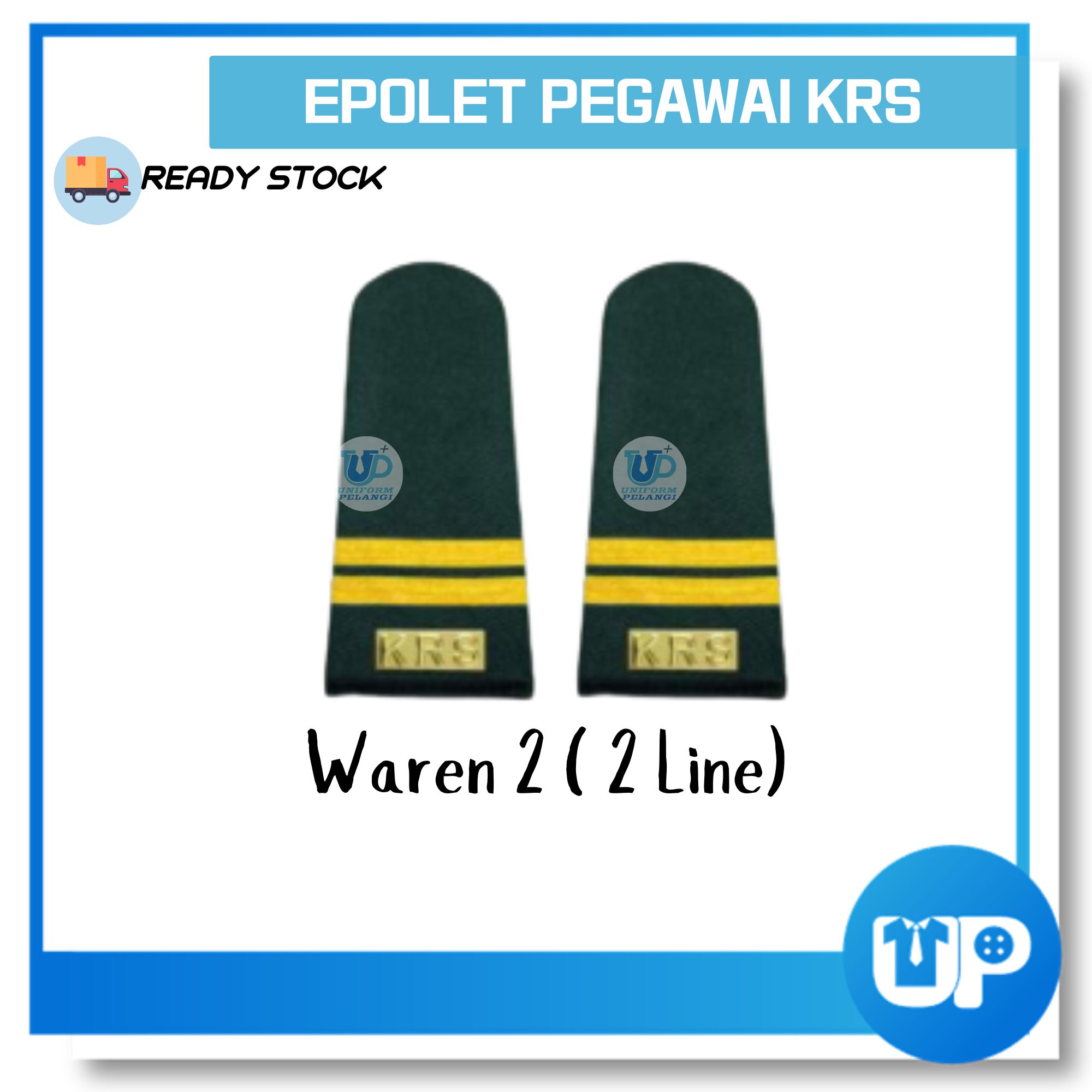 Epolet KRS Pegawai Kadet Remaja Sekolah (Guru Sekolah / Pelatih IPGM / Guru Besar / Pengetua / GPK / Pegawai Kehormat KRS)