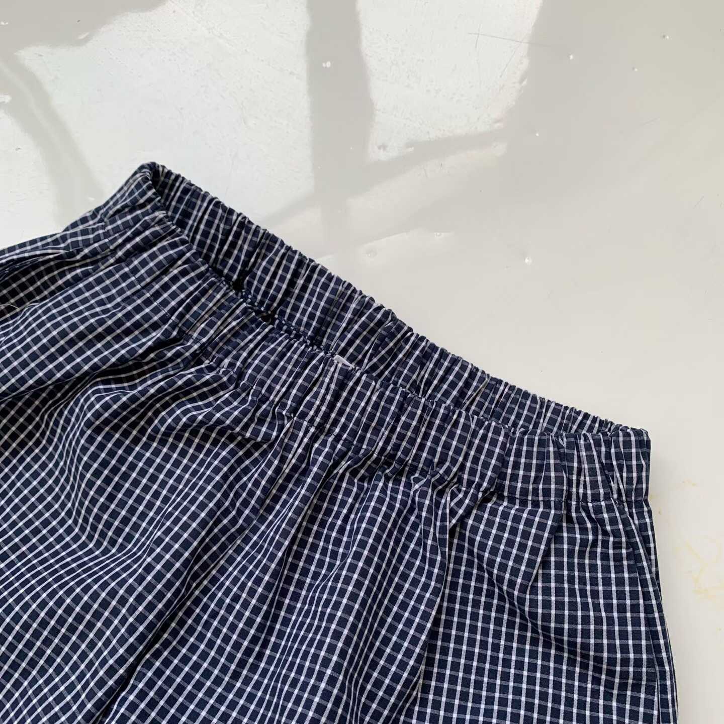 預訂 Danton格紋鬆緊腰休閒褲 [貨號26A5594]