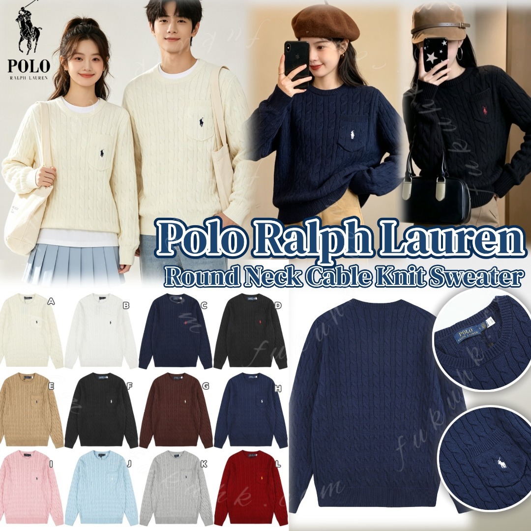 Polo Ralph Lauren Round Neck Cable Knit Sweater 圓領麻花針織冷衫