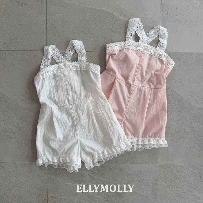 🇰🇷Ellymolly連身褲pink
