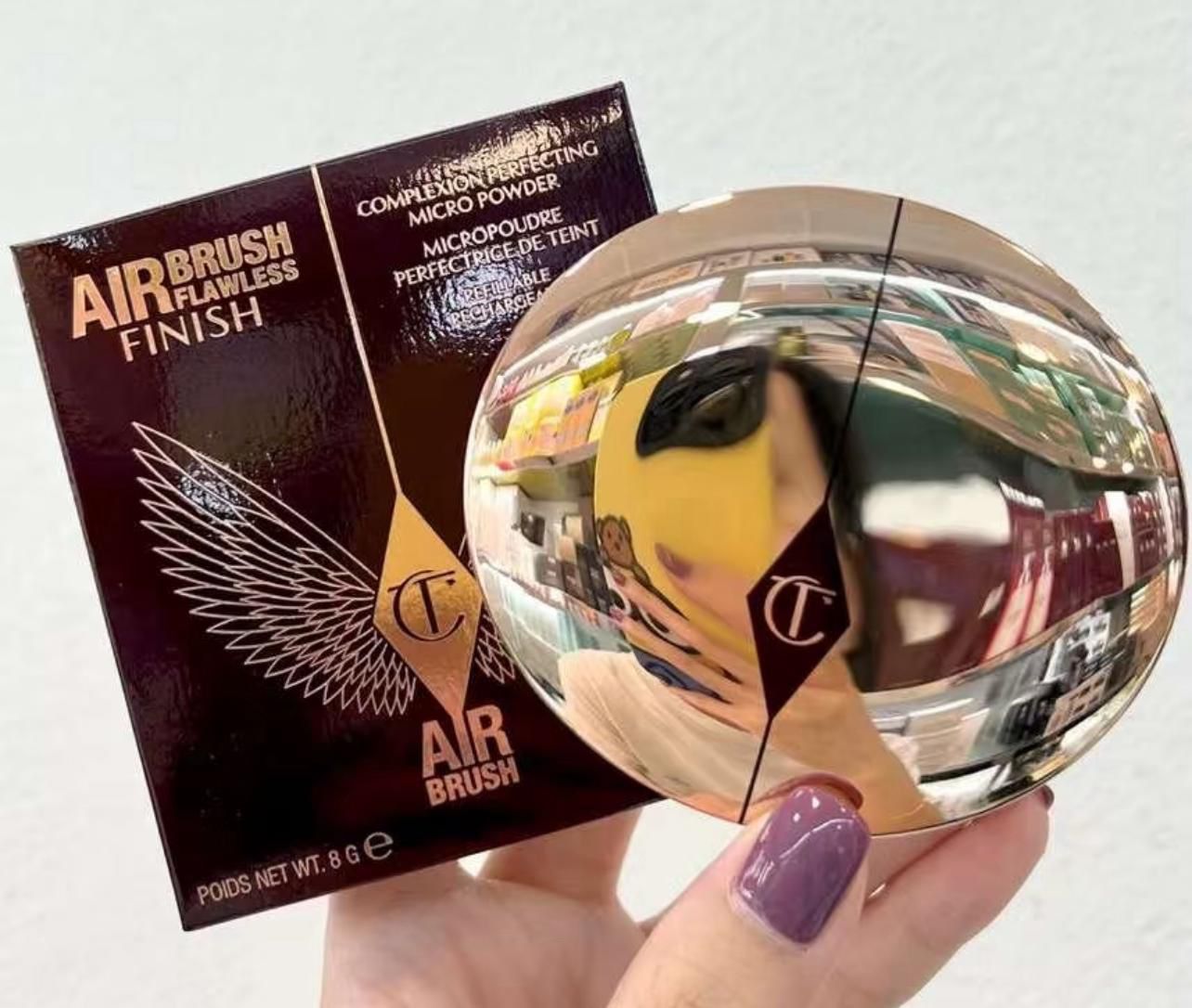 Charlotte Tilbury CT無暇極細定妝蜜粉餅｜#1/#2色 清爽貼膚不厚重