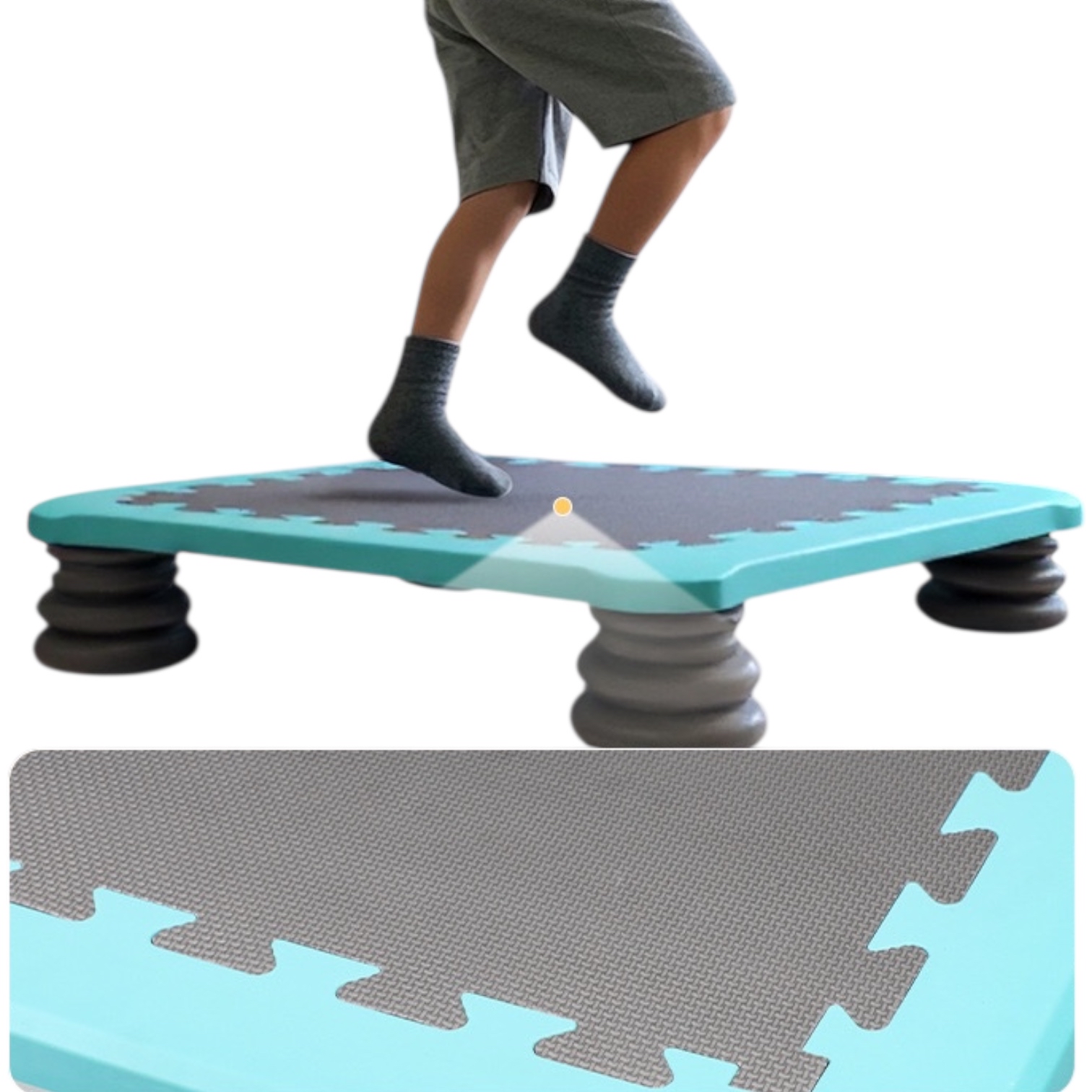 正方形靜音感統彈床（65x65cm)