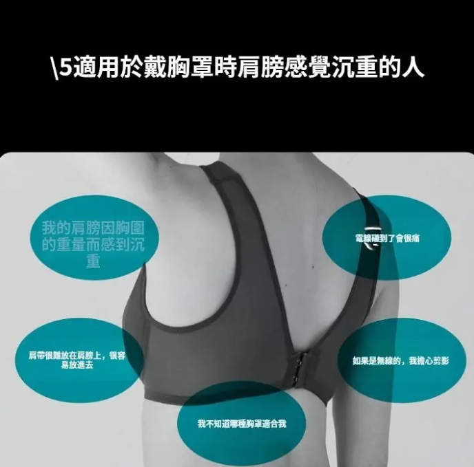 日本 華歌爾 Lecien 舒緩肩頸無鋼圈內衣 平行進口