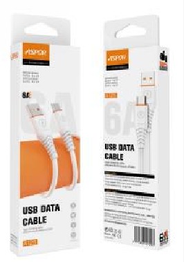ASPOR A126 6A DATA LIGHTNING CABLE-CABLE 6A DATA