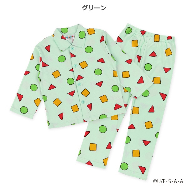 🇯🇵預訂 日本直送🇯🇵蠟筆小新前開式長袖睡衣上下套裝（四季款）