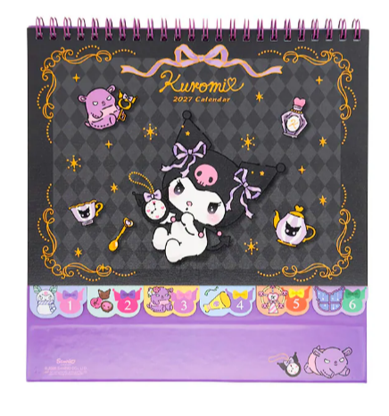 KUROMI 2027年座檯月曆 (BLACK)
