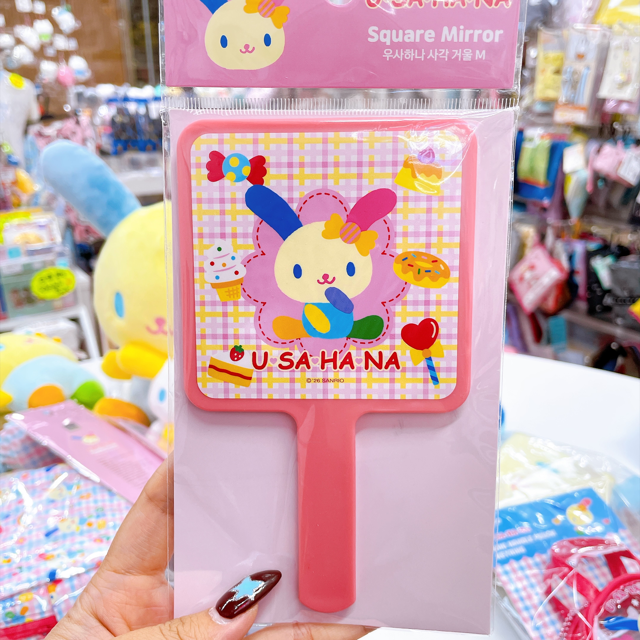 韓國直送韓國限定usahana pop up store 手握鏡