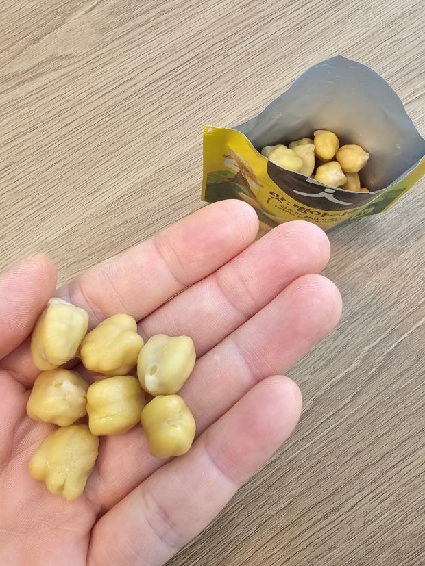 韓國 CJ 100% 純天然 低卡 蒸鷹嘴豆 即食包 2包 /套｜Chickpea  50g