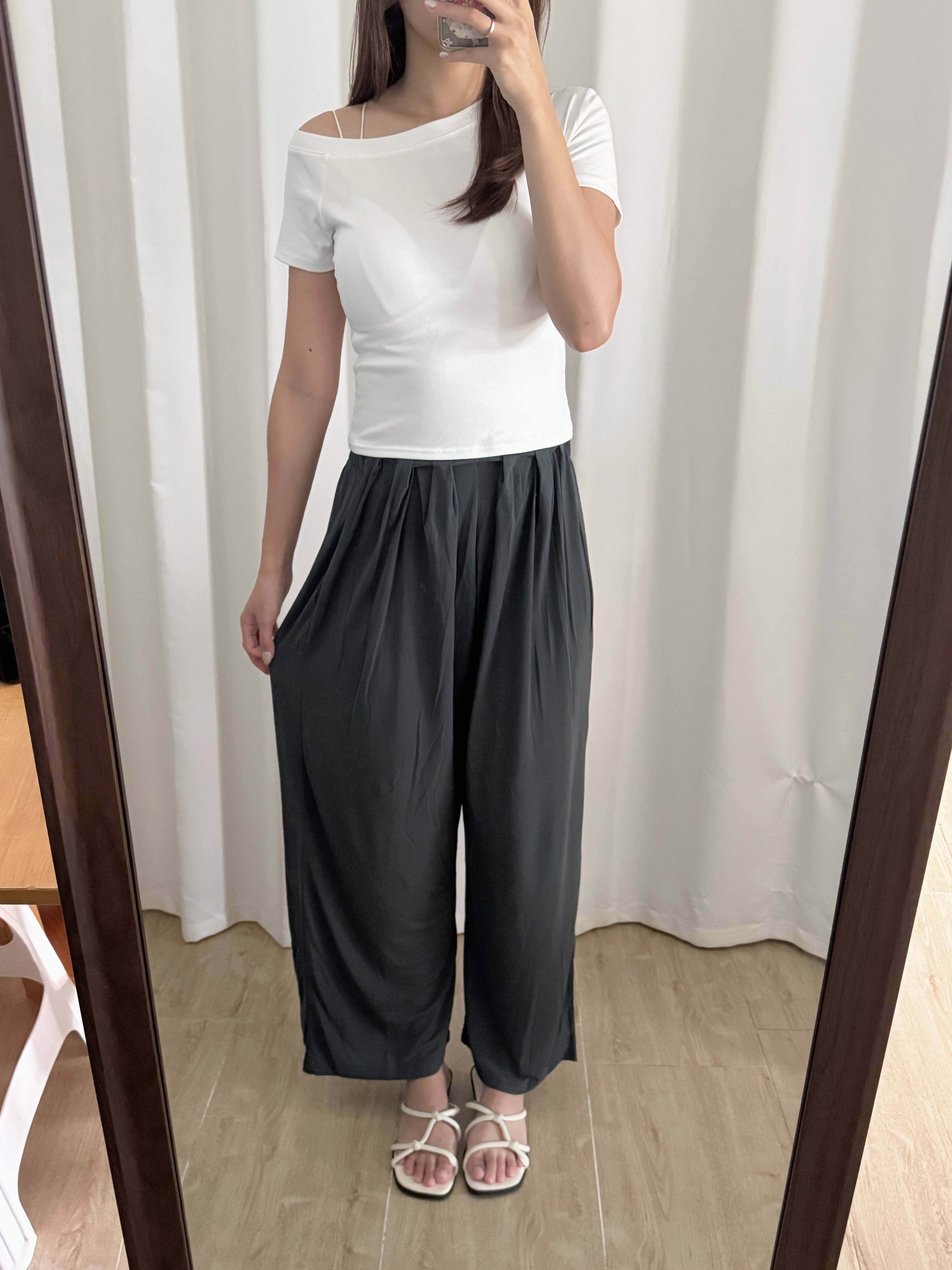 [夏天最愛!]超垂感涼爽休閑長褲(四色入)