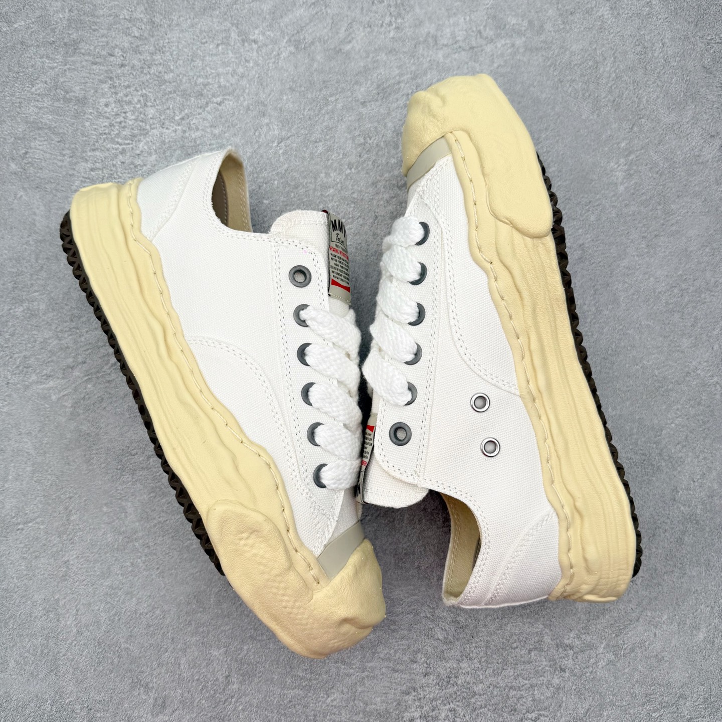 Maison Mihara Yasuhiro MMY "Hank" OG Sole Canvas Low-top Sneaker