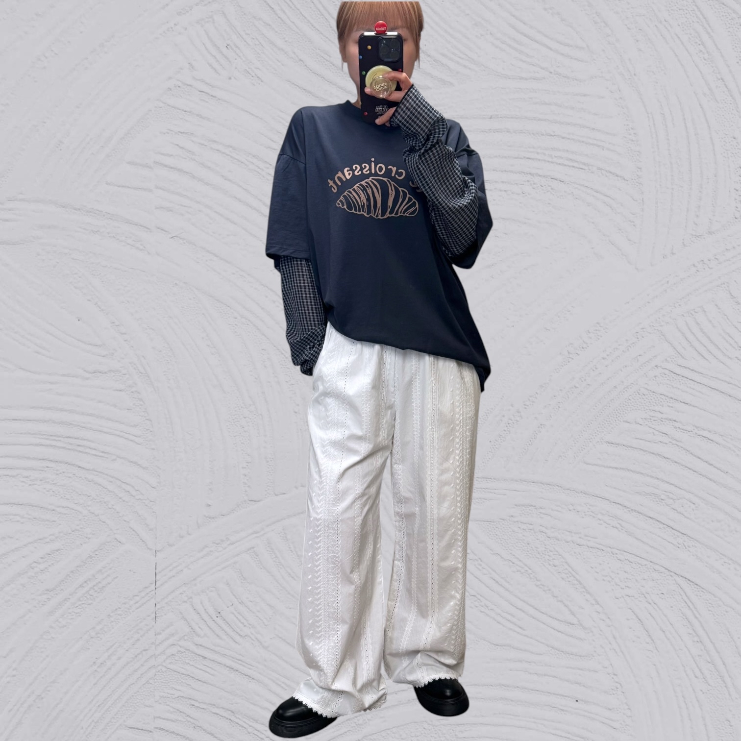 221100牛角包假2件