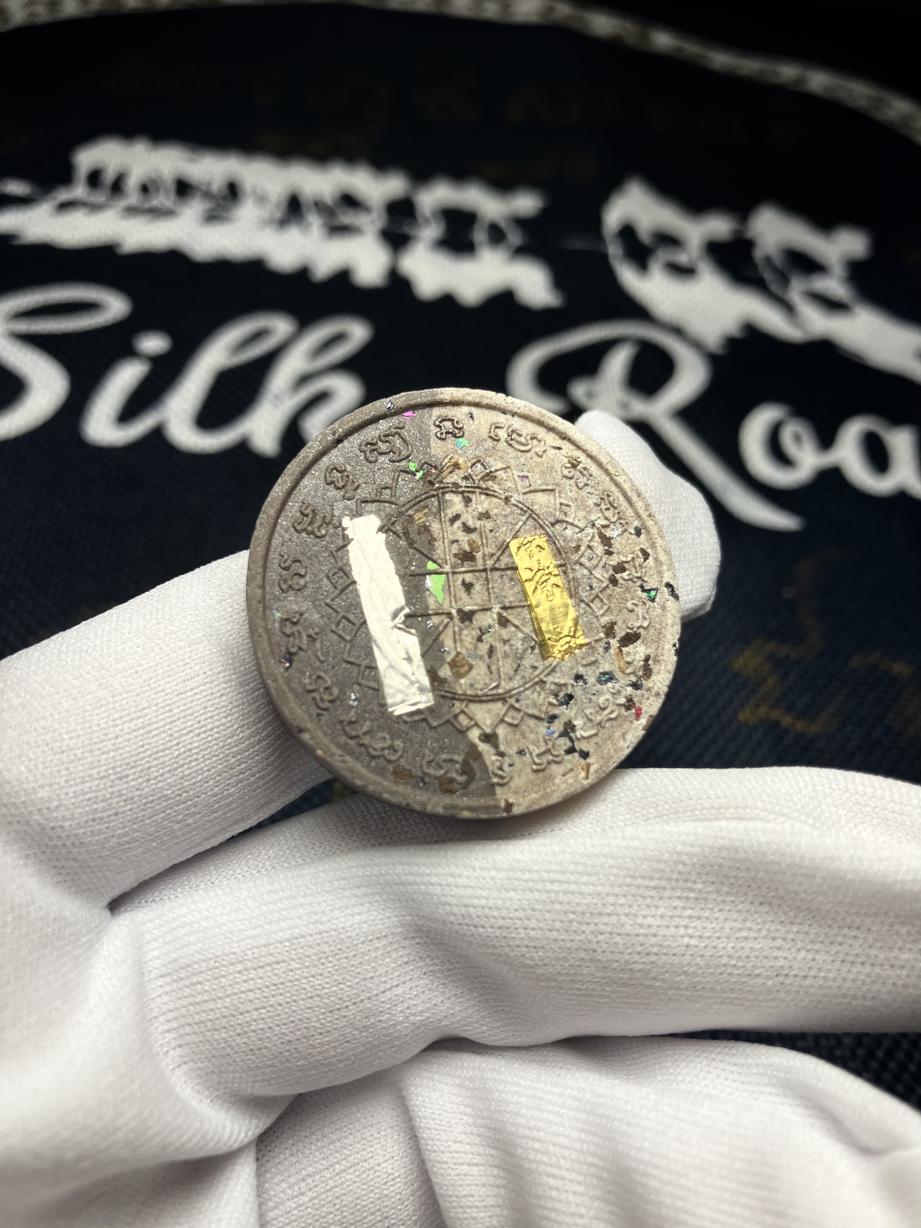 龍婆壯  佛曆2558  拉胡天神賜予財富｜藍叻純金、銀符管特別版本｜僅製108尊｜附原裝廟盒｜光學級高透防水殼