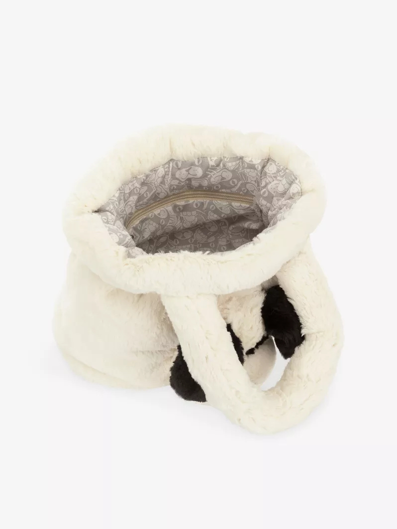 Jellycat Rufferty Puppy Soft Handbag 20cm 黑白小狗手袋手提包