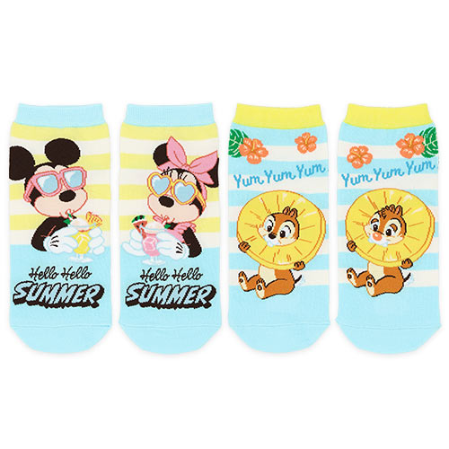 【預訂】TDR Hello Hello SUMMER! - socks 2 pairs 