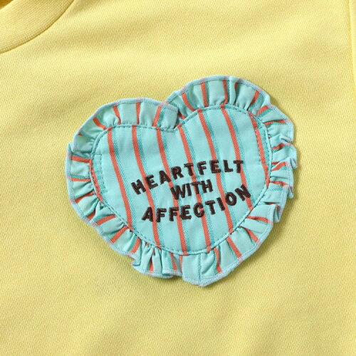 🆕【⭐訂購⭐】🇯🇵日本直送 心形荷葉邊口袋 寬鬆衛衣 ［4款選］🌀 [ELAA-0202][260206]