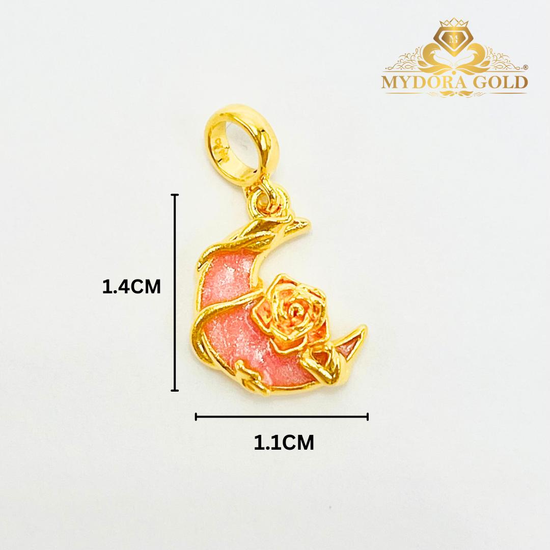 MYDORA Charm Rose of the Moon Enamel (5G) l EMAS 916/22K