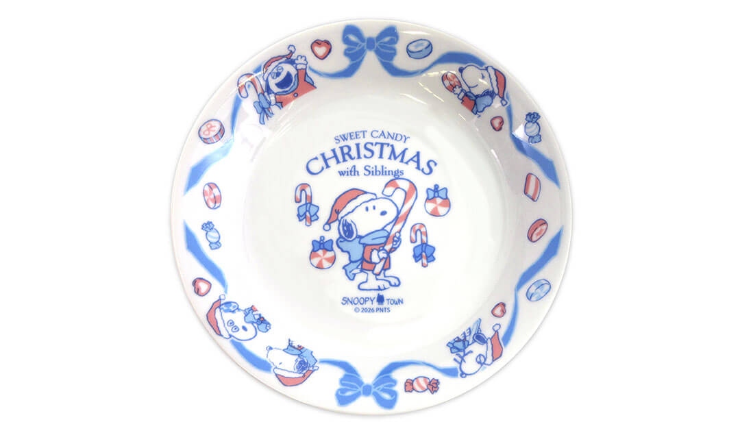 🌸 【預訂】Bowl - Snoopy Christmas 2026"SWEET CANDY CHRISTMAS with Siblings"