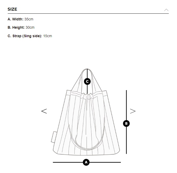 PLEATSMAMA Two-Way Shopper Bag (11色)