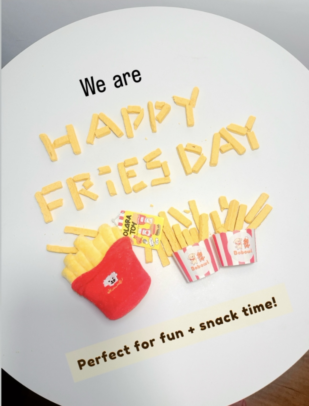 Happy Fries Day 寵物養生薯條+日本玩具組合