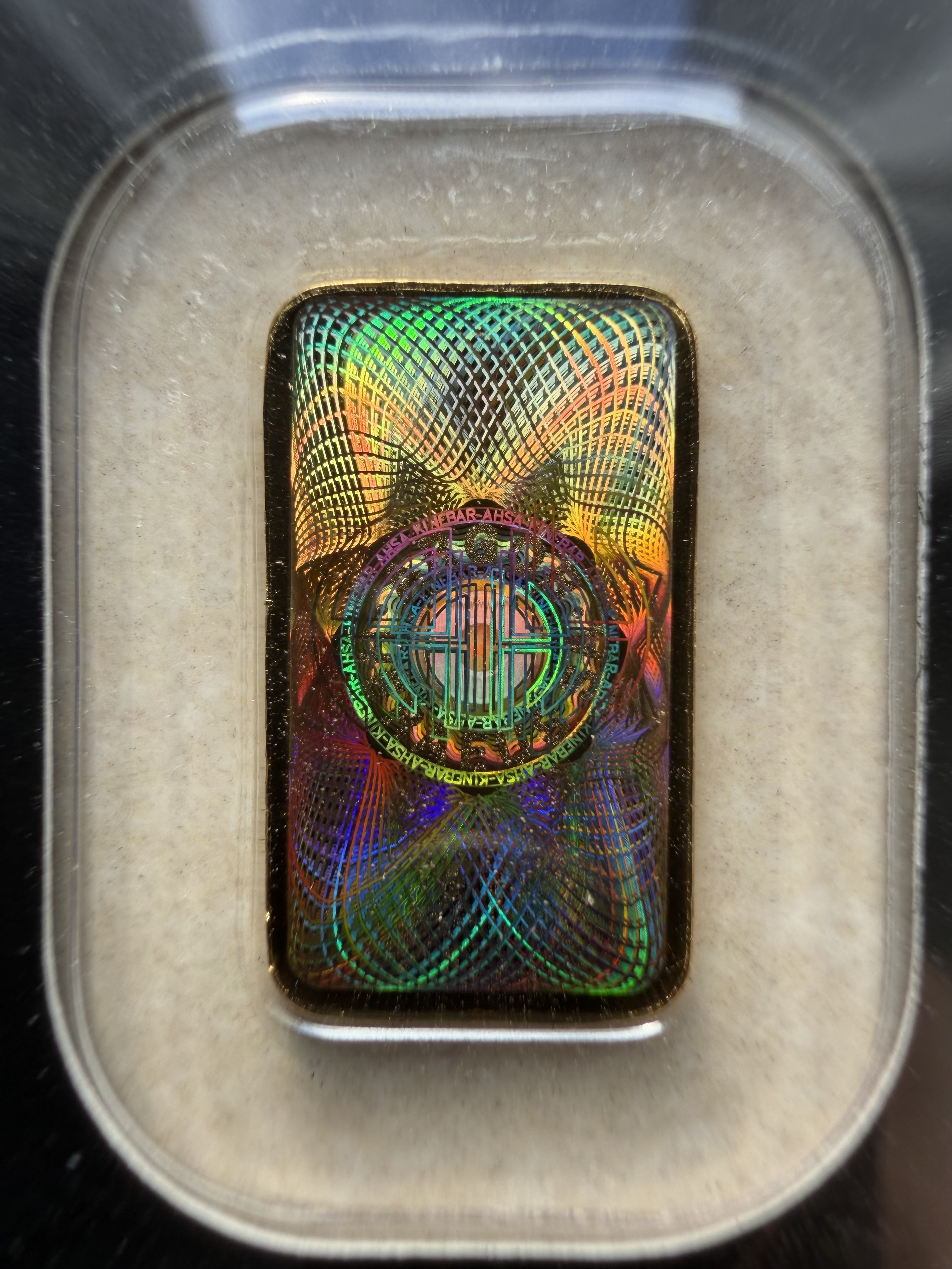 (SN:158833) ARGOR Kinebar 1g 🇨🇭Swiss Fine Gold Bar Emas 999.9 镭射金