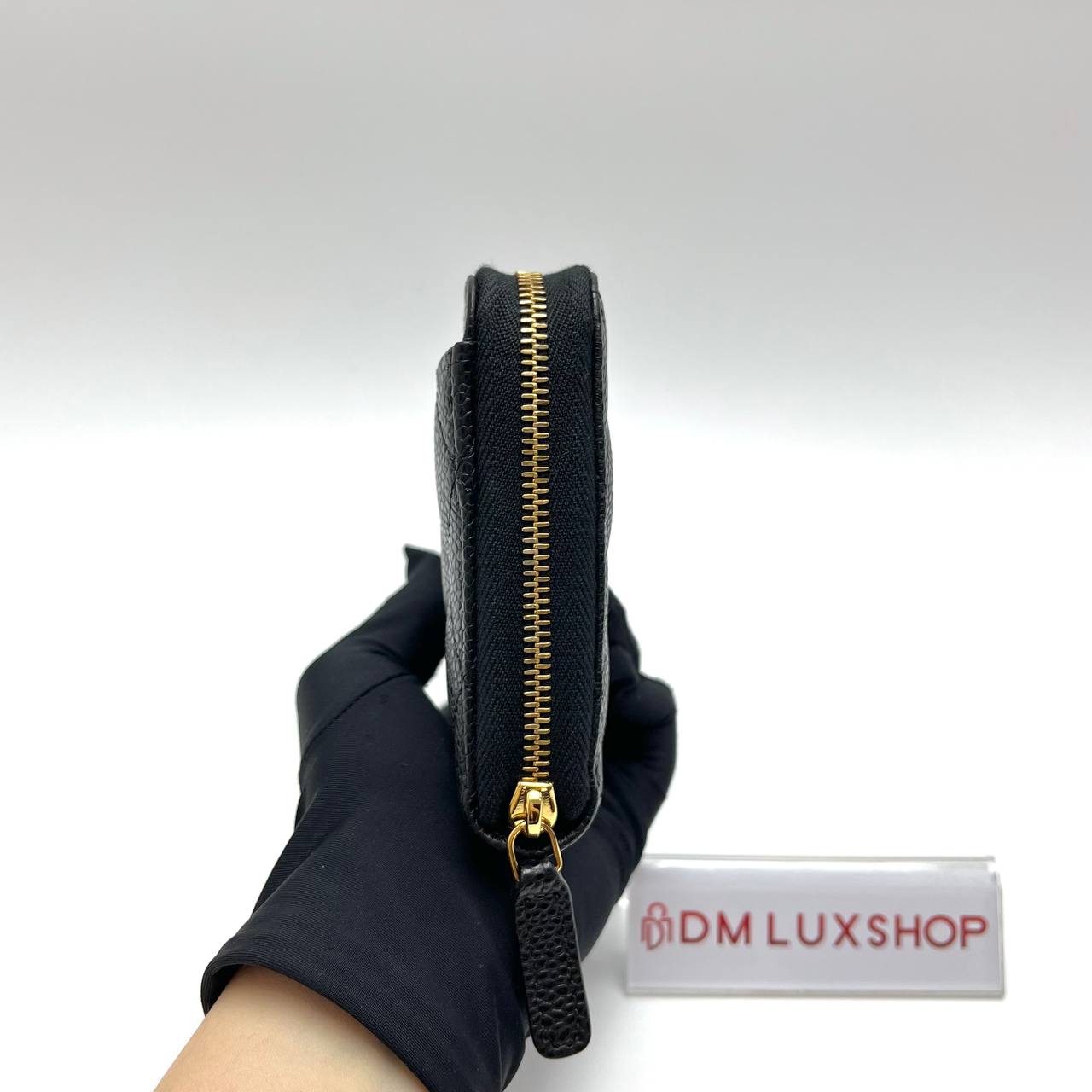 Chanel Black Caviar Zip Long Wallet GHW (Serial 31, Y: 2021)