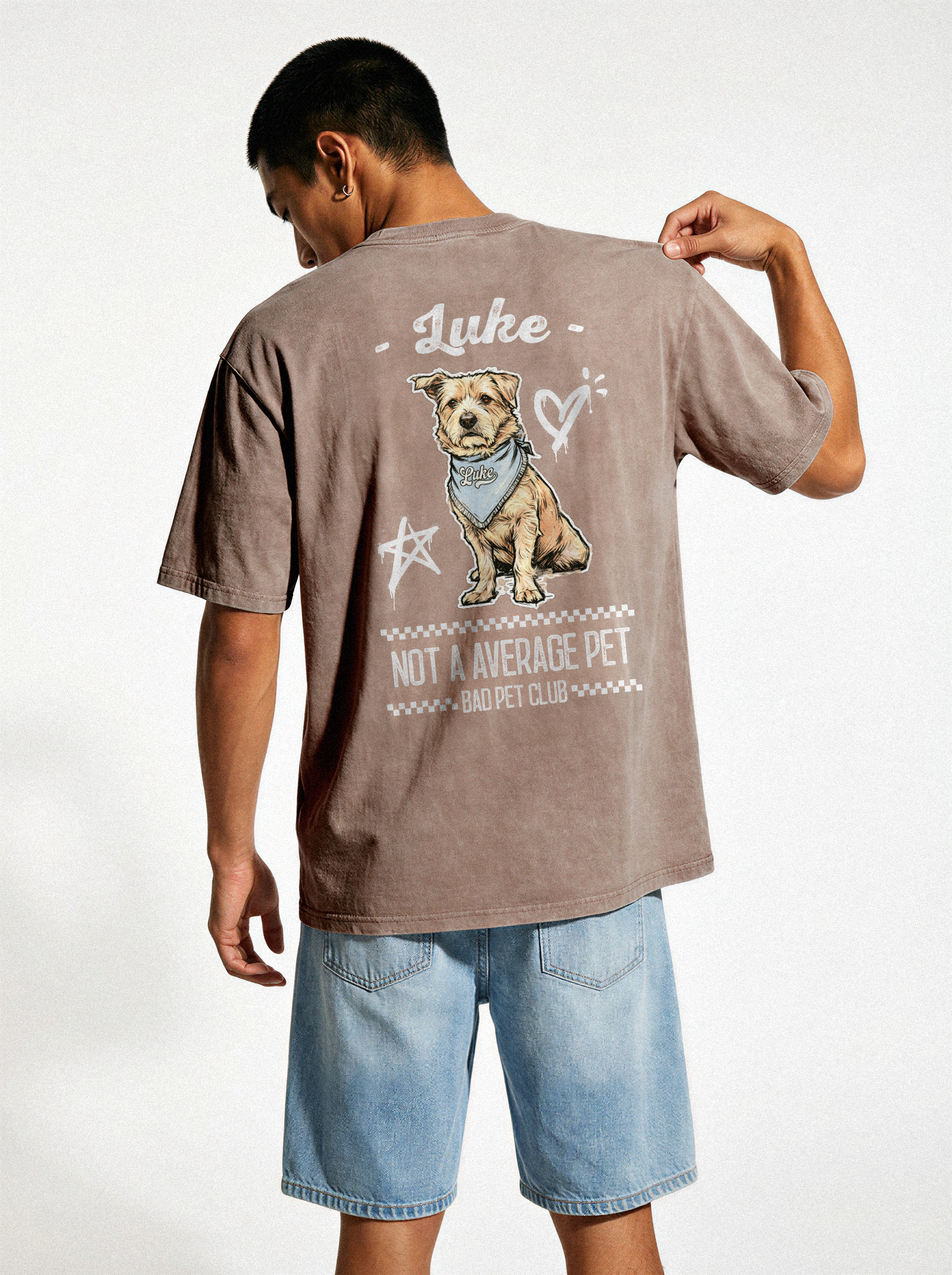 【寵物客製】男女 Oversize T-shirt