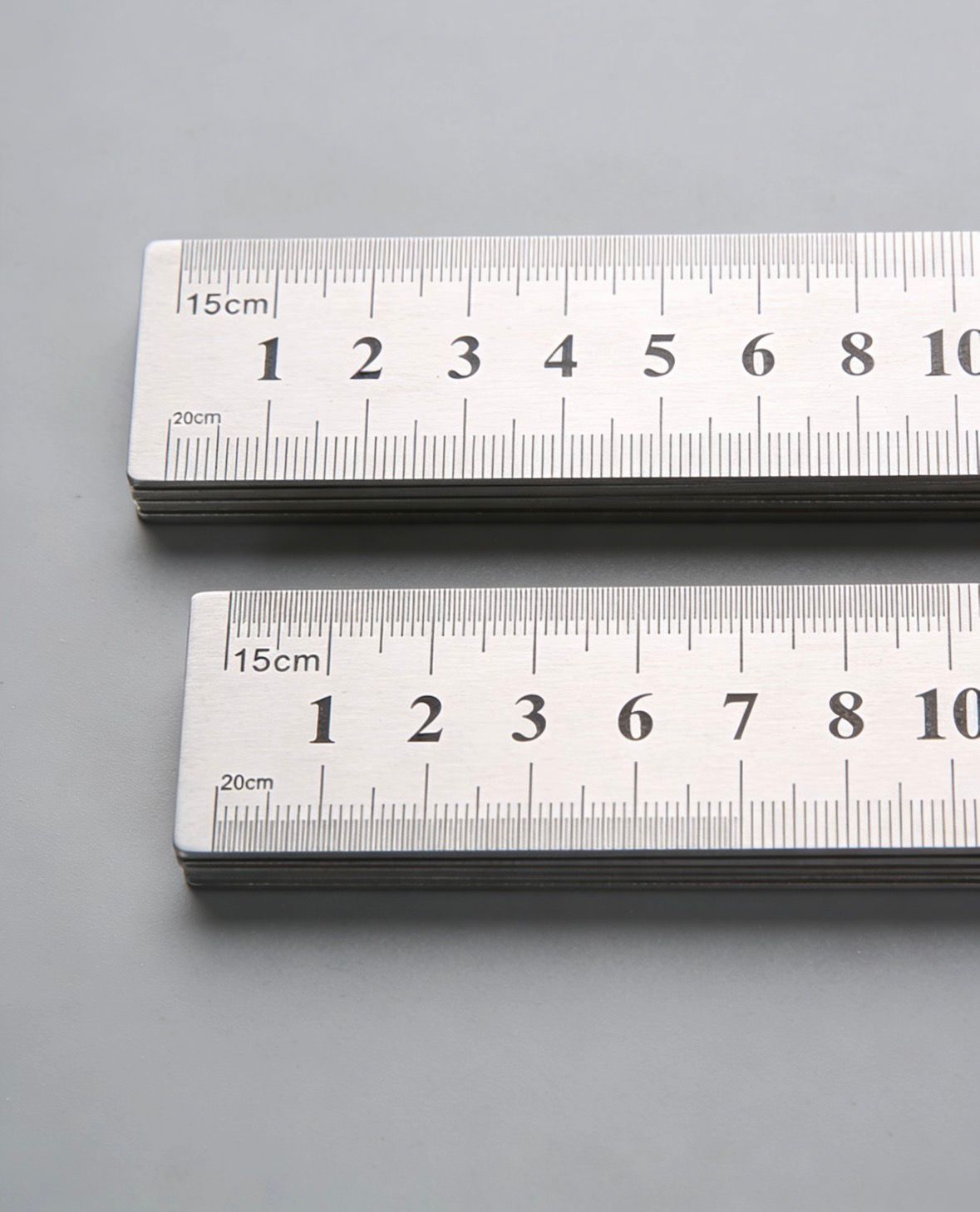 金属刻度直尺套装（15cm+20cm）