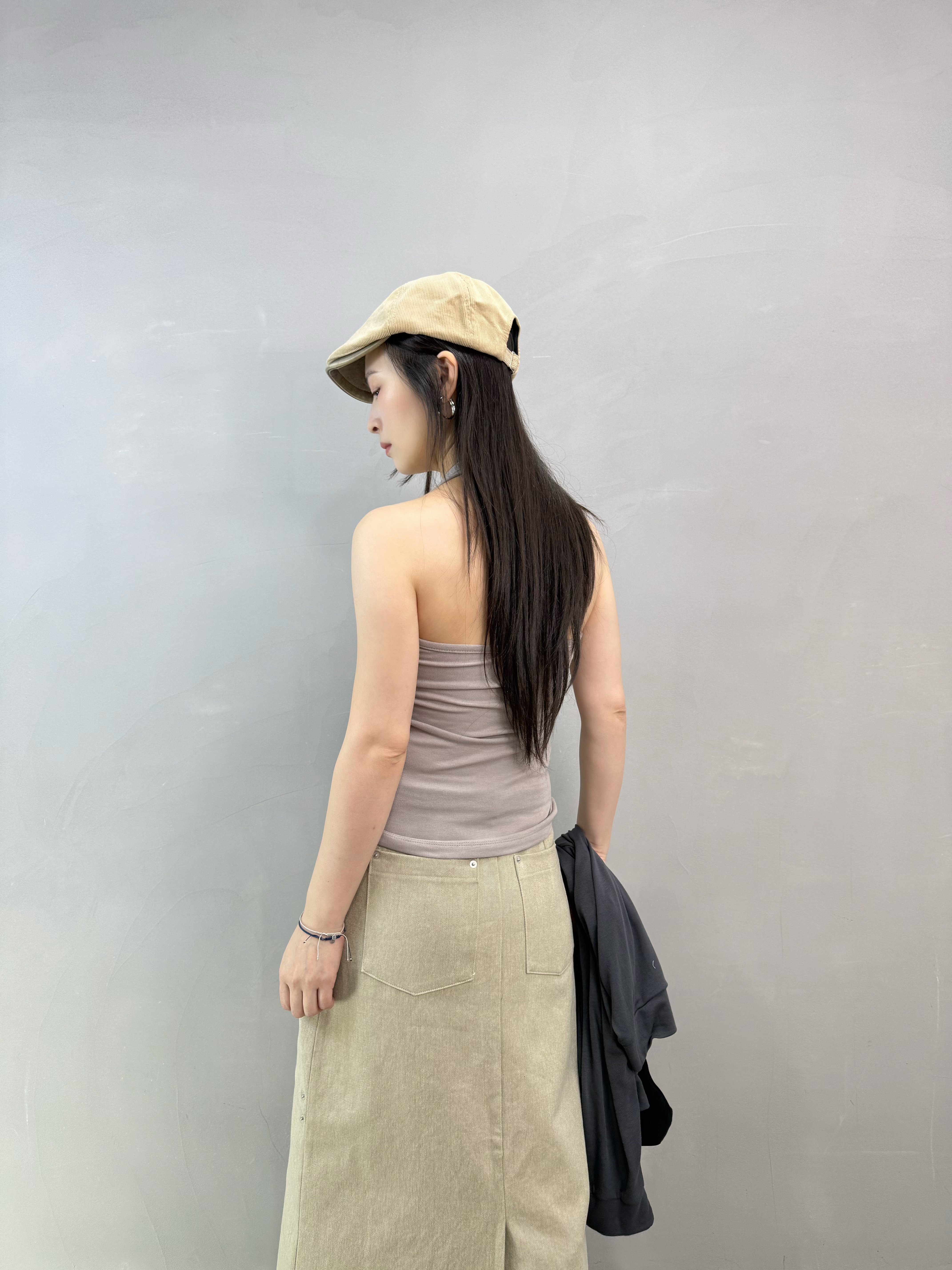 I09 掛頸bra-top+反領top set