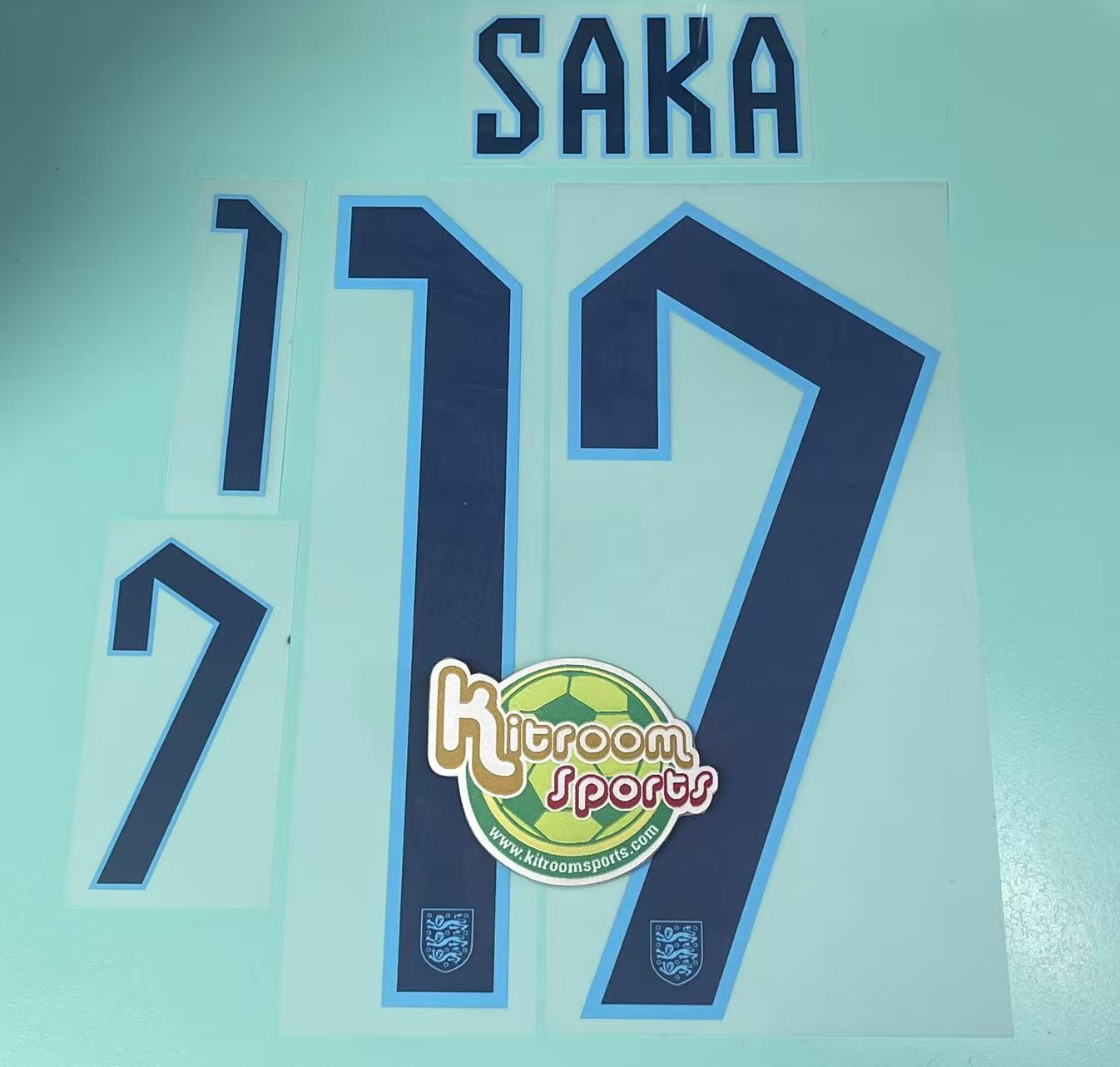 2022  England Home Nameset #17 SAKA